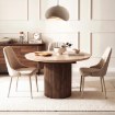 Mebel Elite Стол Aurelio, раскладной, 120–160 см, травертин/орех, ME.AURELIO/TRAW/O/S - Home Club, изображение 2