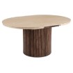 Mebel Elite Стол Aurelio, раскладной, 120–160 см, травертин/орех, ME.AURELIO/TRAW/O/S - Home Club, изображение 4