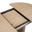 Mebel Elite Стол Aurelio, раскладной, 120–160 см, травертин/орех, ME.AURELIO/TRAW/O/S - Home Club, изображение 6