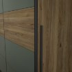 Forte Розсувна шафа 270 см Narago Дуб Mauvella/Шавлія, NRGS82511-M748 - Home Club, зображення 8