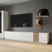 Forte Тв-тумба з висувними ящиками, 240 см, Lewisville, Secret Grey/Дуб Валенсія, LWST141-M829 - Home Club