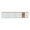Forte Тв-тумба з висувними ящиками, 240 см, Lewisville, Secret Grey/Дуб Валенсія, LWST141-M829 - Home Club, зображення 2