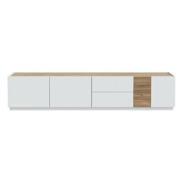 Forte Тв-тумба с ящиками, 240 см, Lewisville, Secret Grey/Дуб Валенсия, LWST141-M829 - Home Club
