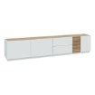 Forte Тв-тумба з висувними ящиками, 240 см, Lewisville, Secret Grey/Дуб Валенсія, LWST141-M829 - Home Club, зображення 4