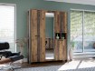 Forte Шафа з дзеркалом 160 см Clif Old – Wood Vintage/Бетон, CLFS831S-C546 - Home Club