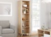 Forte Узкий стеллаж шириной 60 см Vankka «Дубовая доска», VNKR711-L25 - Home Club