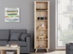 Forte Узкий стеллаж шириной 60 см Vankka «Дубовая доска», VNKR711-L25 - Home Club, изображение 2