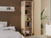 Forte Узкий стеллаж шириной 60 см Vankka «Дубовая доска», VNKR711-L25 - Home Club, изображение 3