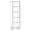 Forte Узкий стеллаж шириной 60 см Vankka «Дубовая доска», VNKR711-L25 - Home Club, изображение 9