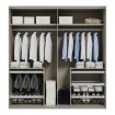 Forte Шафа 200 см Sophistispace Білий / Білий глянцевий, SSQS32414-C04 - Home Club, зображення 3