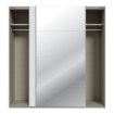 Forte Шафа 200 см Sophistispace Білий / Білий глянцевий, SSQS32414-C04 - Home Club, зображення 5