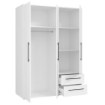 Forte Шафа 150 см з висувними ящиками, біла, MKSS833-120 - Home Club, зображення 5