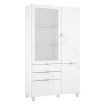 Forte Витрина 110 см Poole, белый / стекло белого цвета Optiwhite, ENJV721-C605 - Home Club, изображение 5
