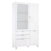 Forte Витрина 110 см Poole, белый / стекло белого цвета Optiwhite, ENJV721-C605 - Home Club, изображение 6