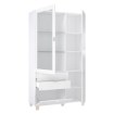 Forte Витрина 110 см Poole, белый / стекло белого цвета Optiwhite, ENJV721-C605 - Home Club, изображение 7