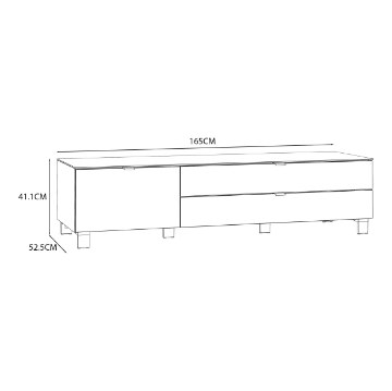 Forte Тв-тумба L/P, ENJT121-C605 - Home Club