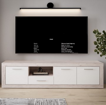 Forte Тв-тумба 180 см Baccio, дуб песочный/белый, BCCT141R-M958 - Home Club