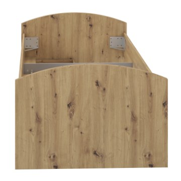 Forte Подростковая кровать в скандинавском стиле с ящиками, 90x200 см, Winnie, WNL09-C830 - Home Club