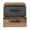 Forte Приліжкова тумба 40 см з шухлядами Winnie Old – Wood Vintage/Бетон, WNK08-C754 - Home Club, зображення 3