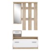 Forte Передпокій 100 см Hallways Дуб «Сонома» / Білий, FOXD011-Q36F - Home Club, зображення 3