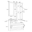 Forte Передпокій 100 см Hallways Дуб «Сонома» / Білий, FOXD011-Q36F - Home Club, зображення 7