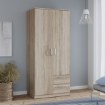 Forte Шкаф шириной 80 см с ящиками Niko, дуб «Сонома», NIKS81-D30F - Home Club