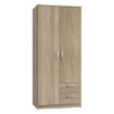 Forte Шкаф шириной 80 см с ящиками Niko, дуб «Сонома», NIKS81-D30F - Home Club, изображение 4