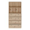 Forte Стелаж 75 см Archbox «Дуб Artisan», T2KR411-D78 - Home Club, зображення 3
