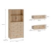 Forte Стелаж 75 см Archbox «Дуб Artisan», T2KR411-D78 - Home Club, зображення 8