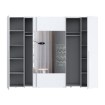 Forte Шкаф с зеркалом 270 см Narago, белый, RXGS82511-120 - Home Club, изображение 3