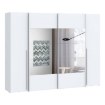 Forte Шкаф с зеркалом 270 см Narago, белый, RXGS82511-120 - Home Club, изображение 4