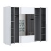 Forte Шкаф с зеркалом 270 см Narago, белый, RXGS82511-120 - Home Club, изображение 5