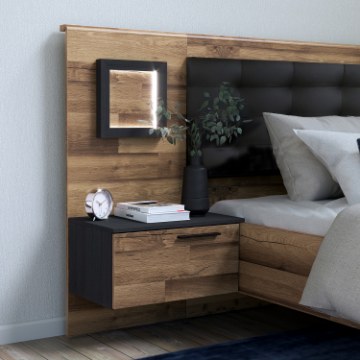 Forte Шафки 55 см Jakobina «Дуб Клепковий»/«Чорний дуб», JKBK011STB-C795 - Home Club