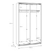 Forte Шафа 120 см Sophistispace, пісочний, SSQS62411-U60 - Home Club, зображення 10