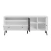 Forte Шафа 160 см Harllson, білий/Uni Wolfram, сірий, HLTT231REC-M806 - Home Club, зображення 3