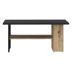 Forte Столик 110 см Coffee Tables Дуб Artisan/Чорний, CFTT5210-M922 - Home Club, зображення 4