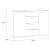 Forte Комод, HLNK26-C754 - Home Club, зображення 7