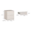 Forte Комод 42 см Lisson, пісочний, LSQK111M-U60 - Home Club, зображення 6