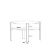 Forte Круглий журнальний столик 75x75 см Tobago, чорний, CFTT5024-Z13M - Home Club, зображення 4