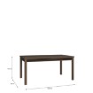Forte Стіл 160 см Eufemius, дуб Мазурський, TBLT7129-D131 - Home Club, зображення 6