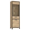 Forte Узкая витрина шириной 65 см Trondheim, дуб Artisan/черный дуб, TDHV712-C773 - Home Club, изображение 6