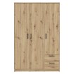 Forte Шафа 122 см Niko, дуб Artisan, NIKS84-D78 - Home Club, зображення 2