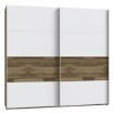 Forte Розсувна шафа 270 см Modern Way Дуб Клепковий/Білий, RCQS12411-C811 - Home Club, зображення 2