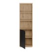 Forte Стеллаж 60 см Auriquet «Дикий дуб» натуральный / чёрный, AUQR711L-Q362 - Home Club, изображение 3