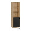 Forte Стеллаж 60 см Auriquet «Дикий дуб» натуральный / чёрный, AUQR711L-Q362 - Home Club, изображение 6