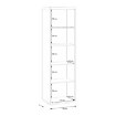 Forte Стеллаж 60 см Auriquet «Дикий дуб» натуральный / чёрный, AUQR711L-Q362 - Home Club, изображение 7