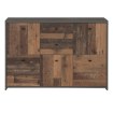 Forte Комода 115 см Best Chest, бетон, темно-сірий / Old – Wood Vintage, SQNK233-C764 - Home Club, зображення 2