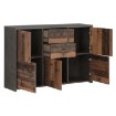 Forte Комода 115 см Best Chest, бетон, темно-сірий / Old – Wood Vintage, SQNK233-C764 - Home Club, зображення 5