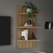 Forte Вертикальна полиця 60 см Lewisville Дуб Валенсія, LWSB01-D116 - Home Club