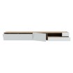 Forte Настенный шкаф для телевизора, 270 см, Lewisville, Secret Grey/Дуб Валенсия, LWSTH131-M829 - Home Club, изображение 4